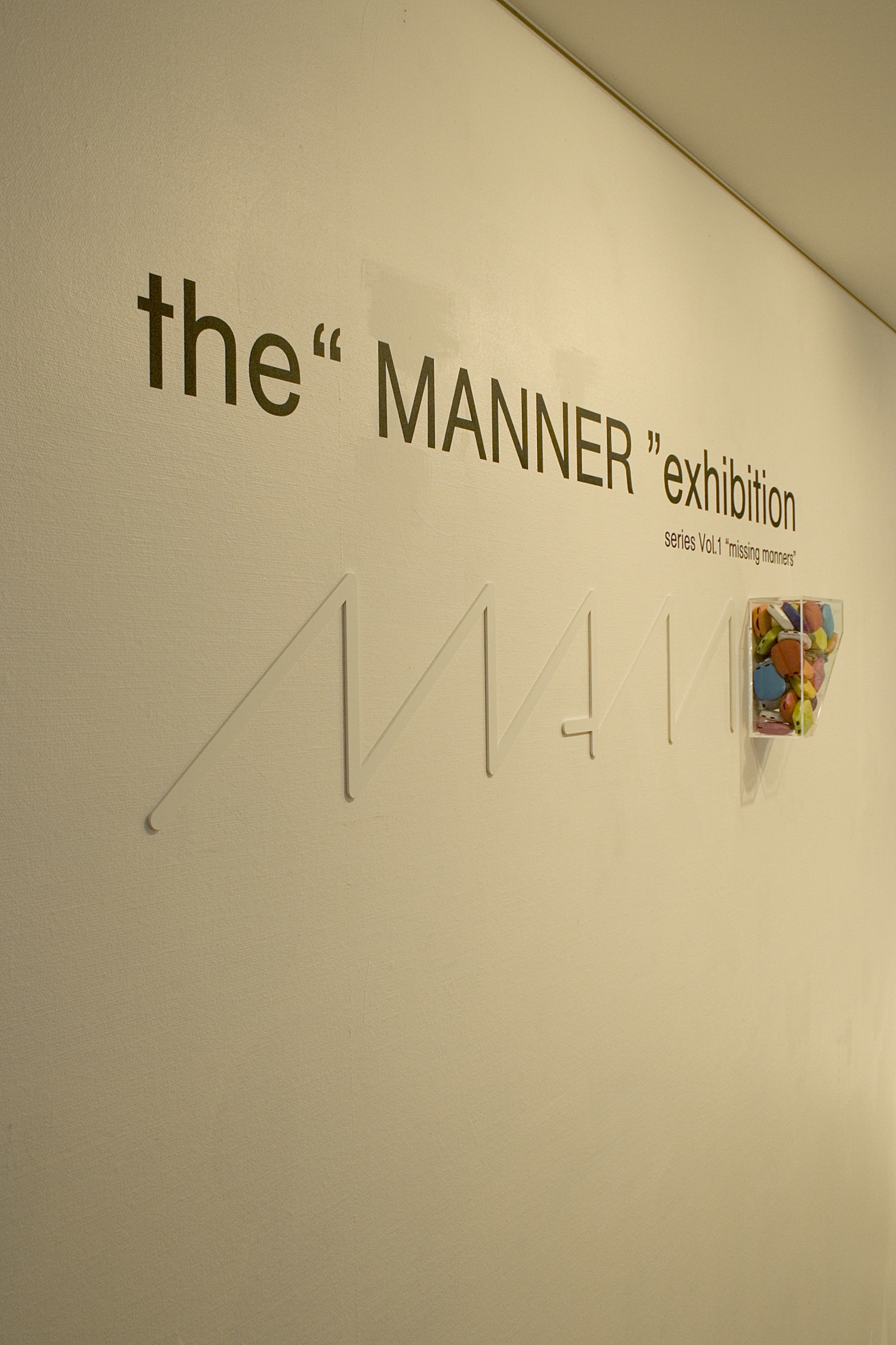 the “MANNER” exhibition #1 missing manners-image1