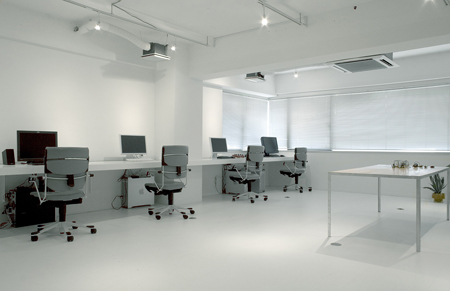 Semitransparent Design office